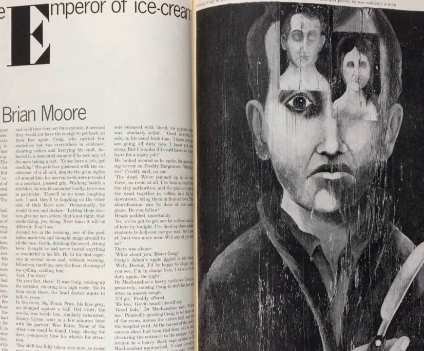 DUDLEY MOORE Charlton Heston EDWINA CARROLL Town magazine 1965 Edward Gorey FANS