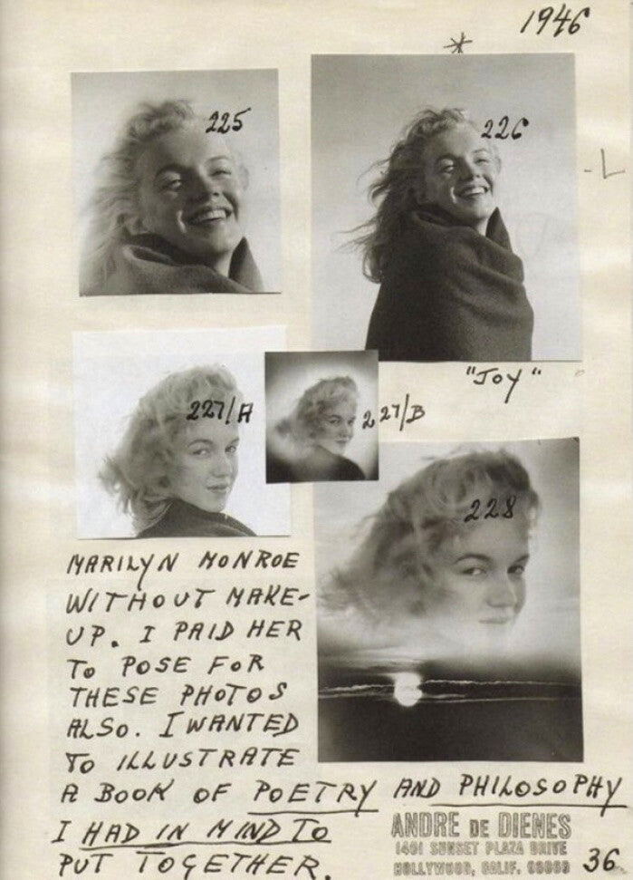 MARILYN MONROE Norma Jean PICTURE POST magazine 1949 Andre De Dienes MARCH WINDS