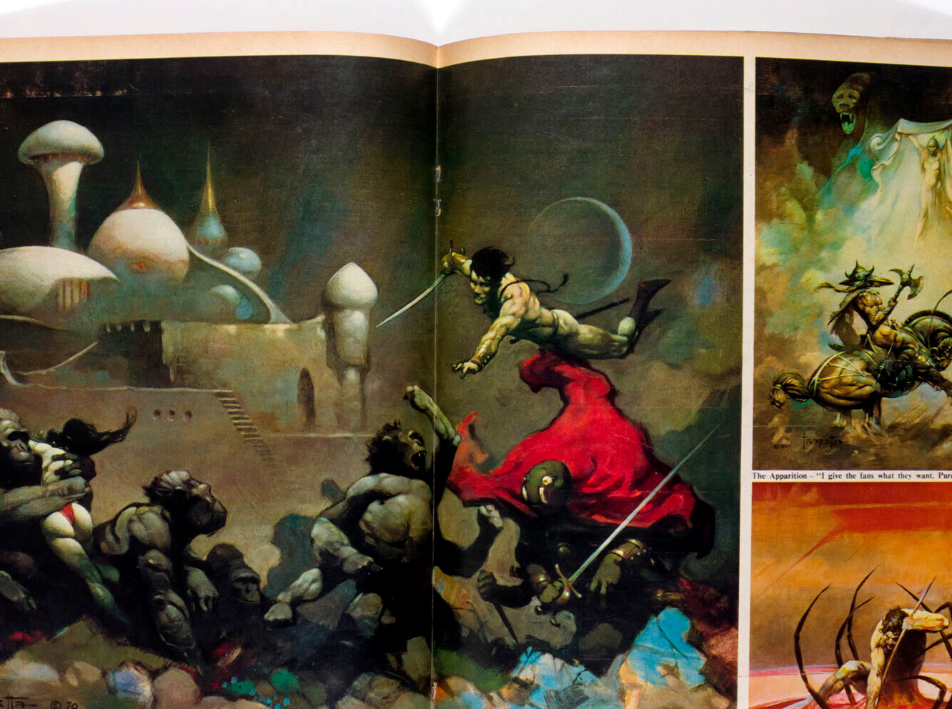 FRANK FRAZETTA Lawrence Durrell KENNY EVERETT Telegraph October 1977 Tavistock