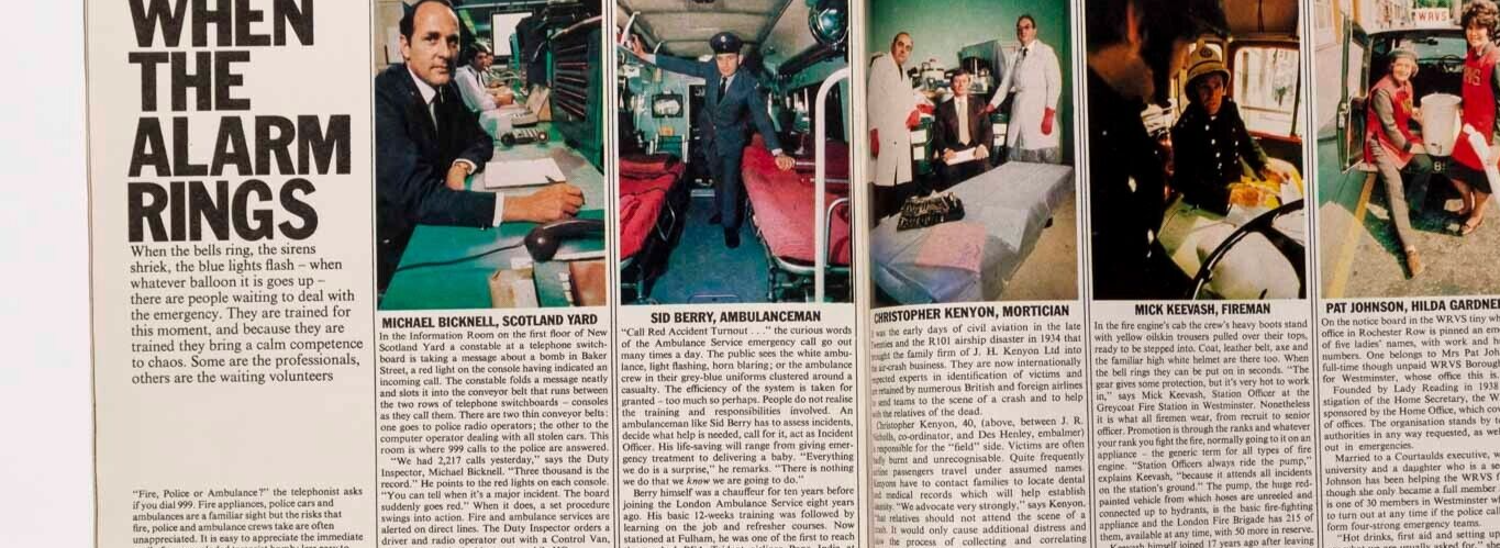 Jon Anderson YES Balenciaga STUART JACKMAN Scotland Yard 70's Telegraph magazine