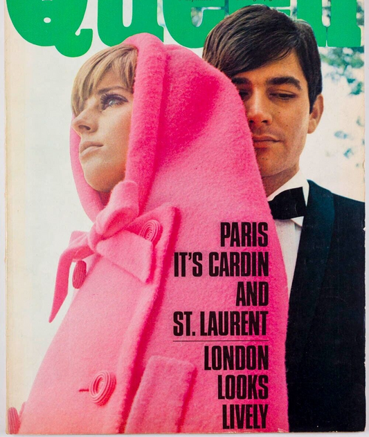 Jill Kennington PIERRE CARDIN The Beatstalkers HELMUT NEWTON vtg QUEEN magazine