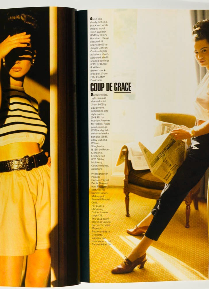 Lisa Graham MADONNA Bruce Weber PHILIP SEYMOUR HOFFMAN Elle October 1987