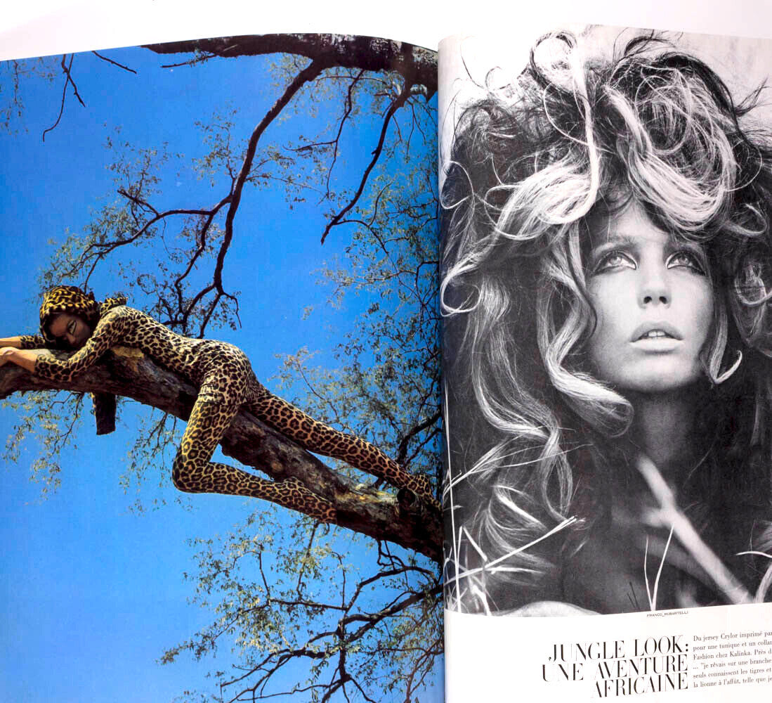 VERUSCHKA Africa RUBARTELLI Jeanloup Sieff COURREGES India PARIS VOGUE July 1968