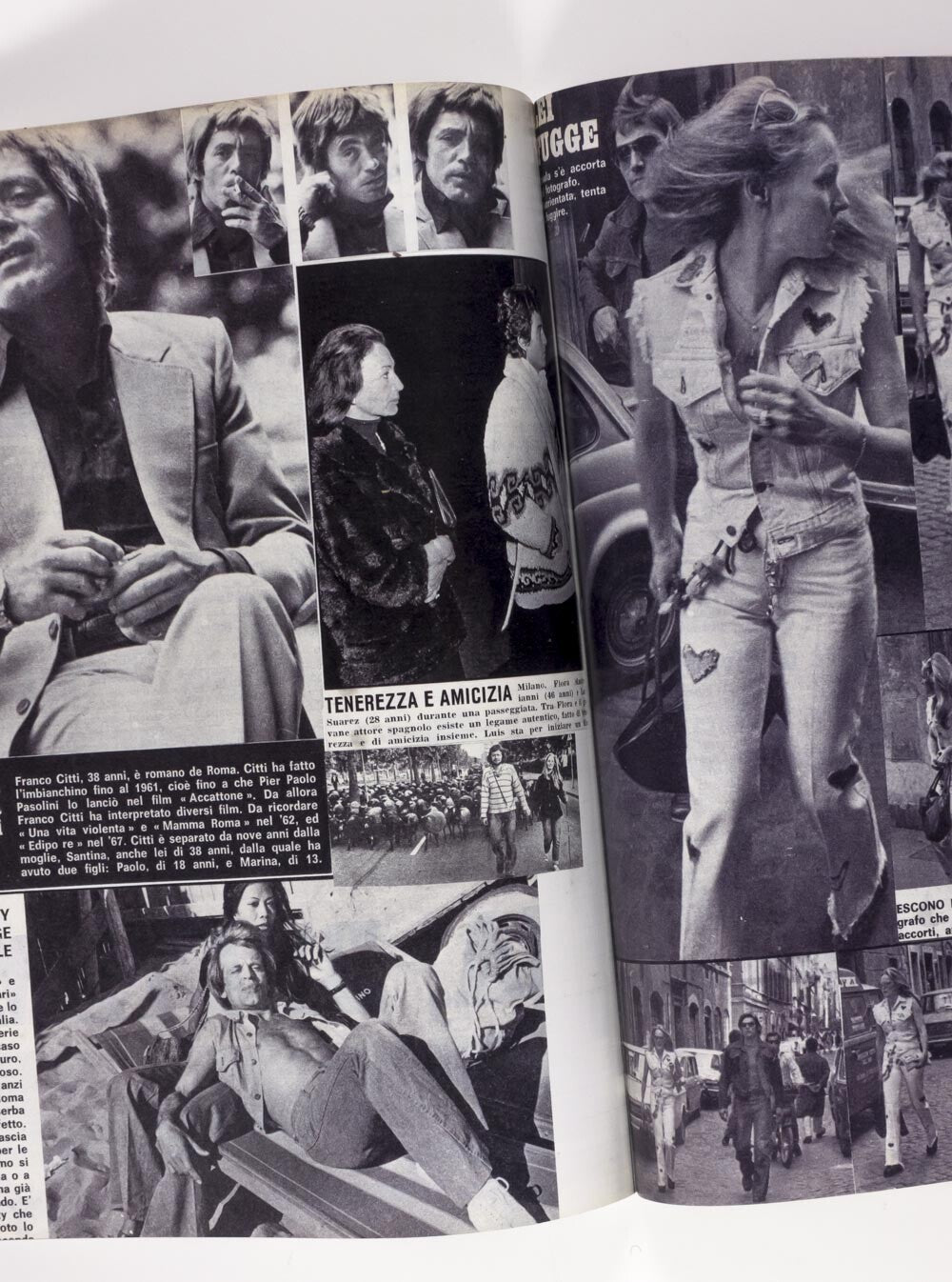 PERMANENT FOOD Maurizio Cattelan BIANCA JAGGER Elsa Martinelli BB Marisa BRANDO