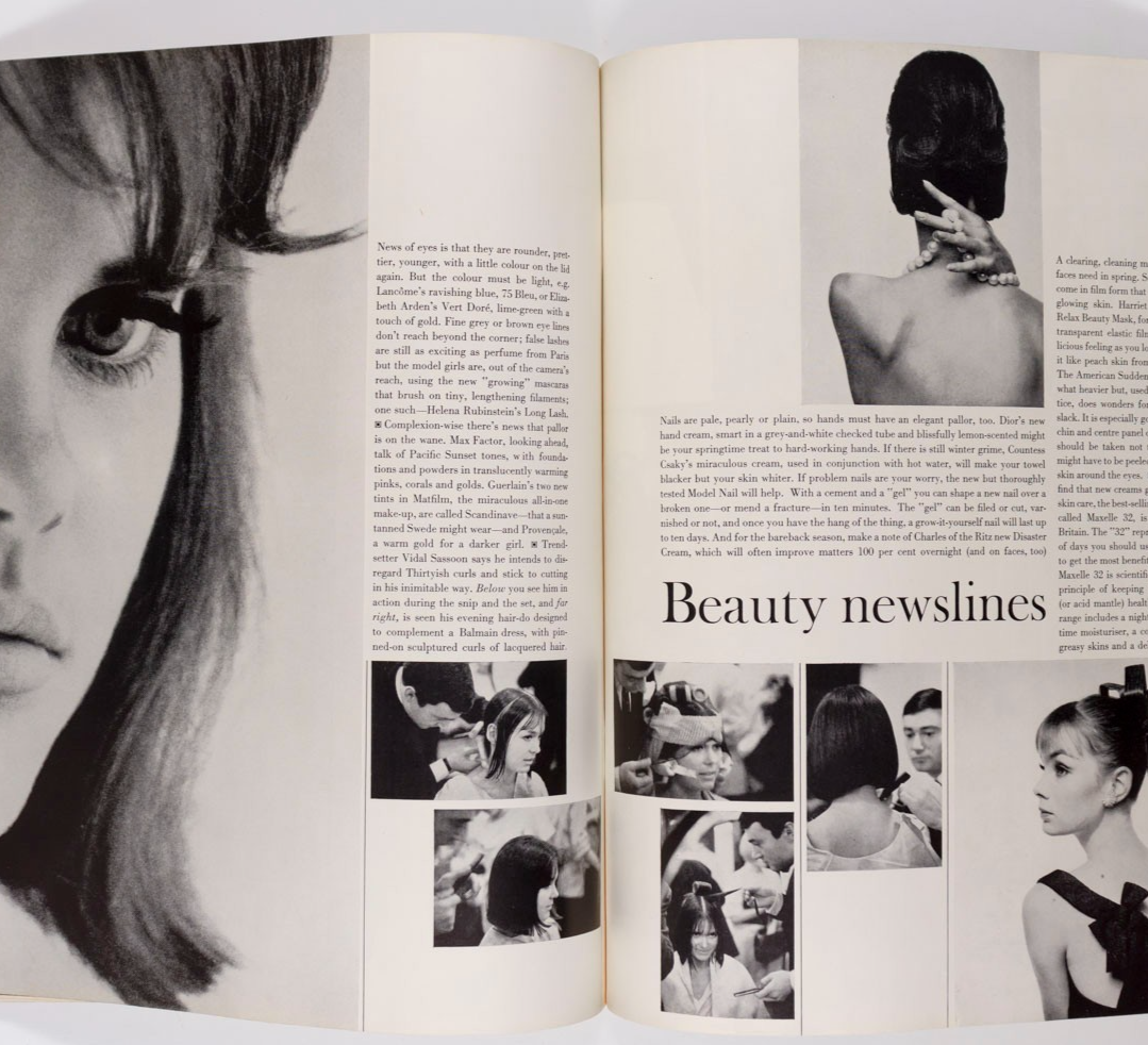 JEAN SHRIMPTON John Lennon APRIL ASHLEY Vogue March 1964 Biba CHANEL vtg MOD UK