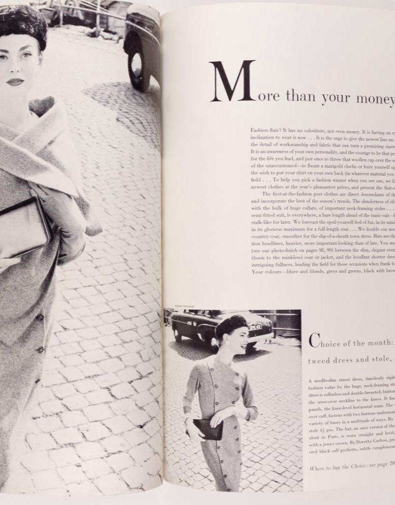 Mary Jane Russell VIVIEN LEIGH Marlene Dietrich VOGUE 1955 November NOEL COWARD