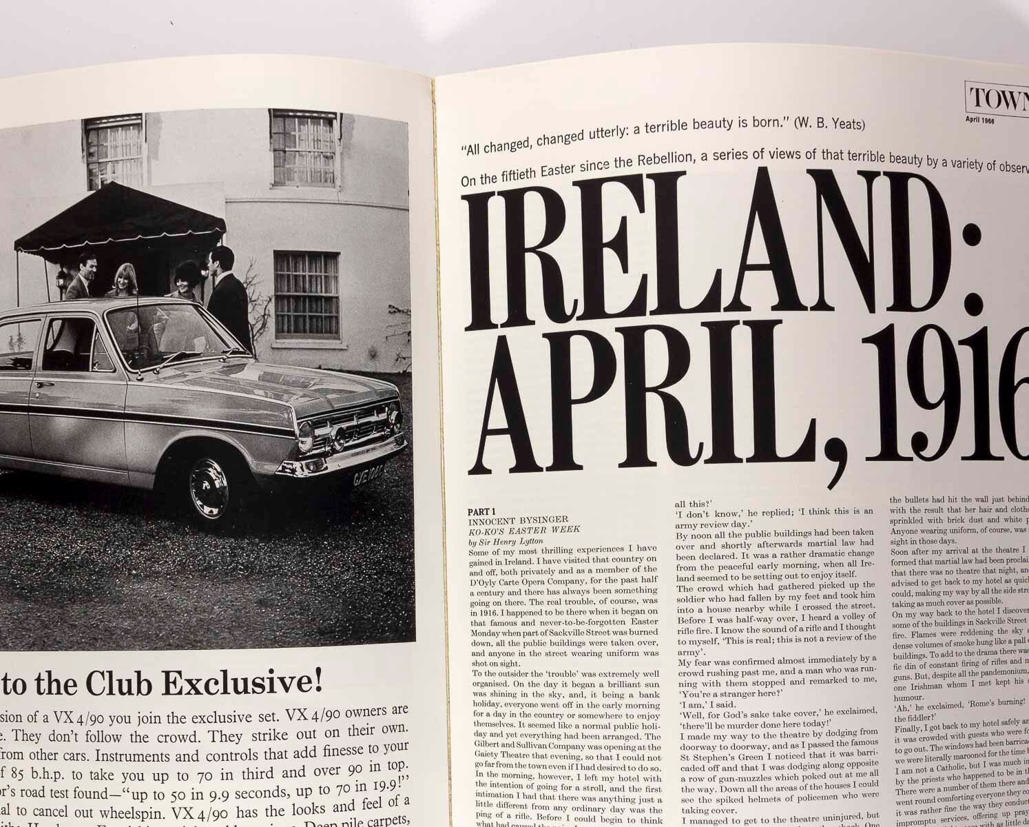EDINA RONAY Alan Aldridge OZ MAGAZINE TRIAL Ireland EASTER RISING troubles TOWN