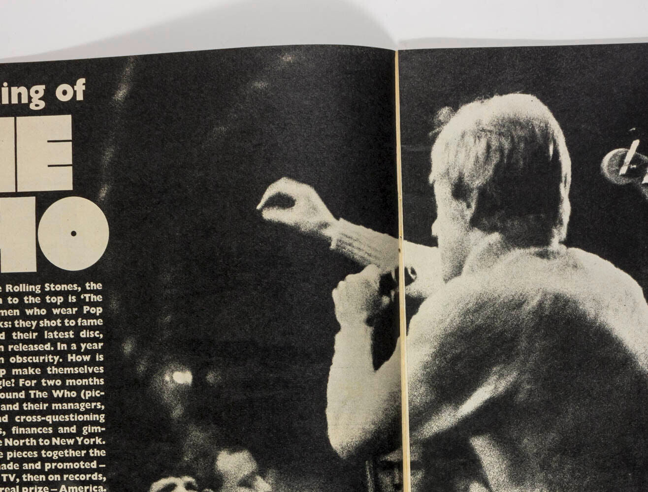 THE WHO Keith Moon PETE TOWNSHEND Colin Jones PETER BLAKE Observer magazine 60's