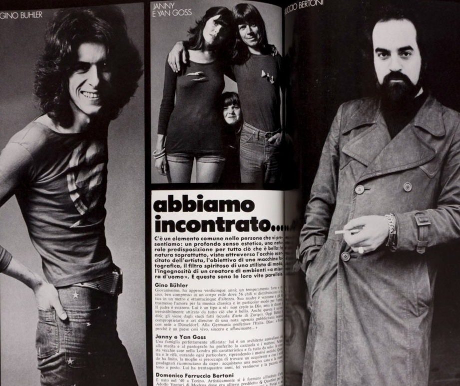 Terence Stamp ANDY WARHOL Tom Baker L'UOMO VOGUE May 1972 Alan Bates KEN RUSSELL
