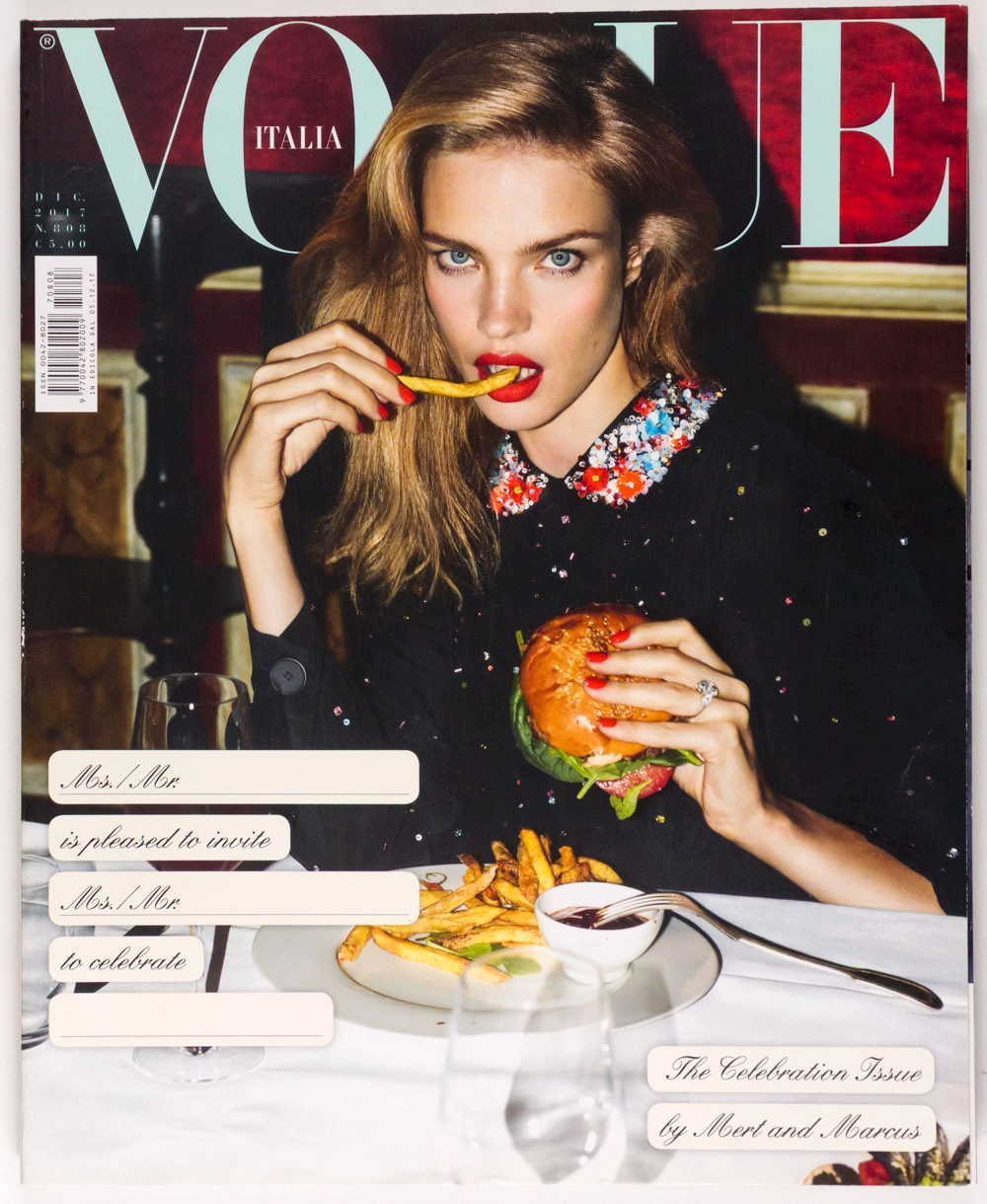 Natalia Vodianova NATASHA POLY Ashley Graham VOGUE ITALIA December 2017 Custom