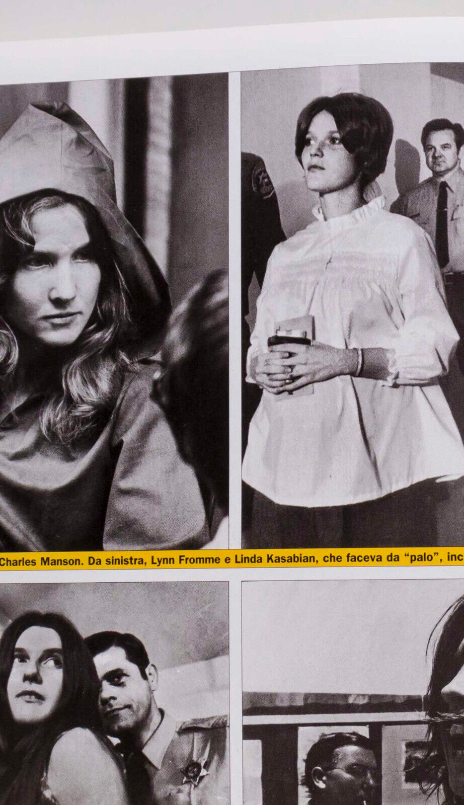 SHARON TATE Roman Polanski CHARLES MANSON Family SUSAN ATKINS L’Europeo magazine