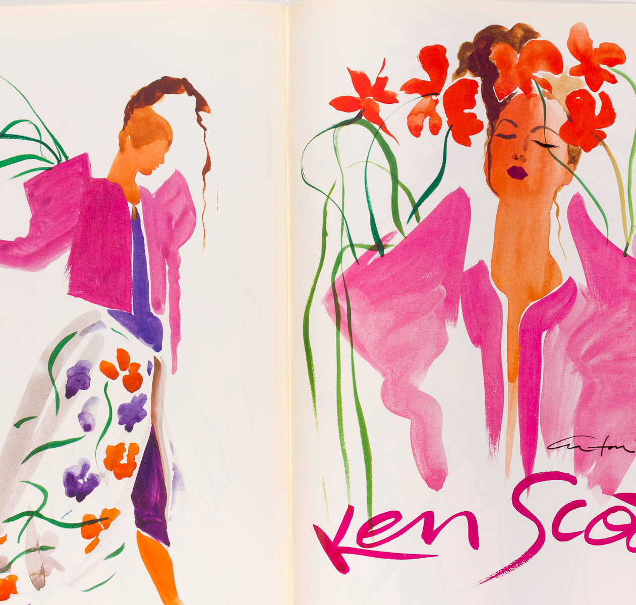 ANTONIO LOPEZ 48 illustration pages FENDI Ferre VANITY FASHION magazine # 0 1981