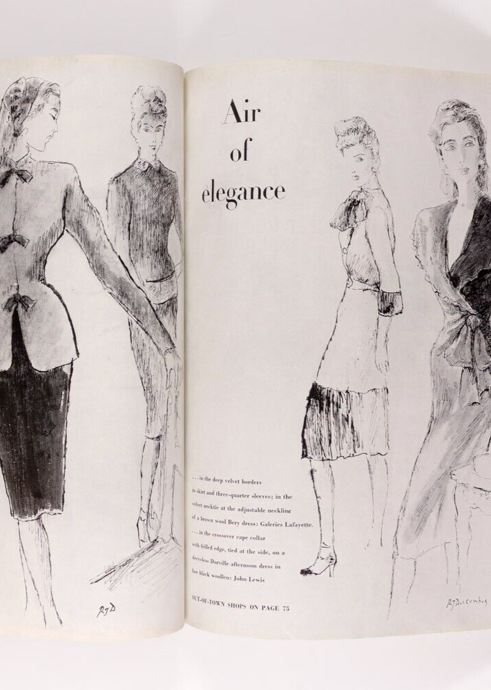 LEE MILLER Norman Parkinson MARLENE DIETRICH Vogue December 1944 Descombes JOFFE