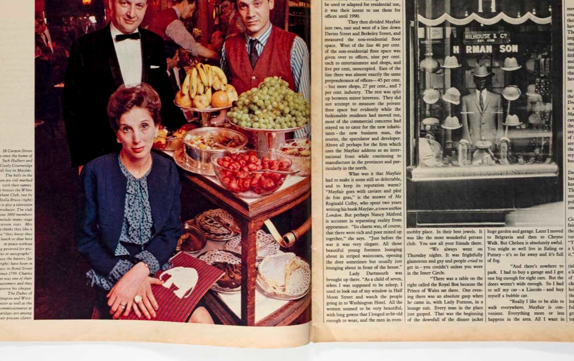 Fleur Cowles 60's MAYFAIR David Montgomery SUNDAY TIMES magazine LADY NEWBOROUGH