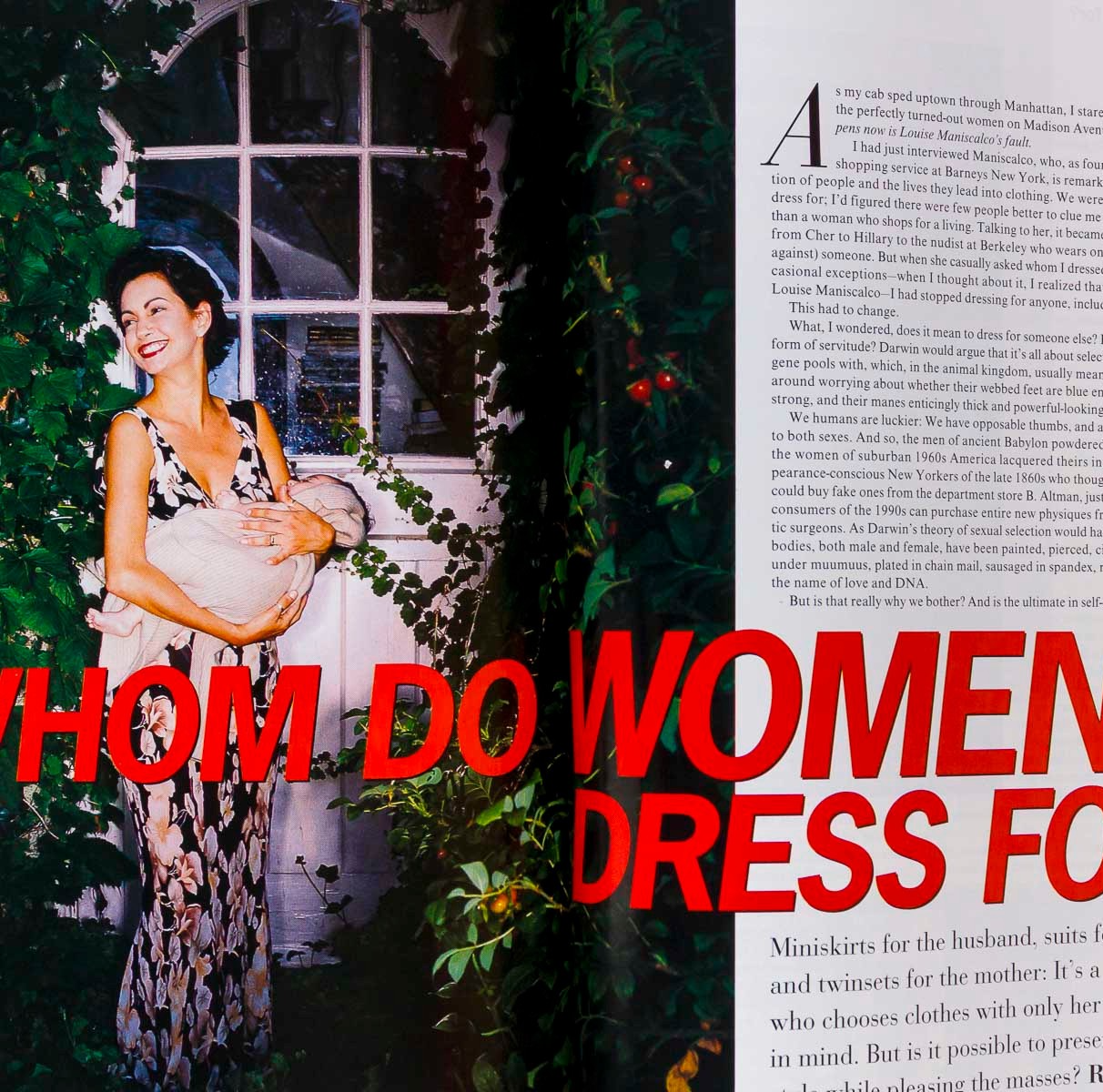 CINDY CRAWFORD Rem Koolhaas IONE SKYE Tatjana Patitz  VOGUE November 1994 Warhol
