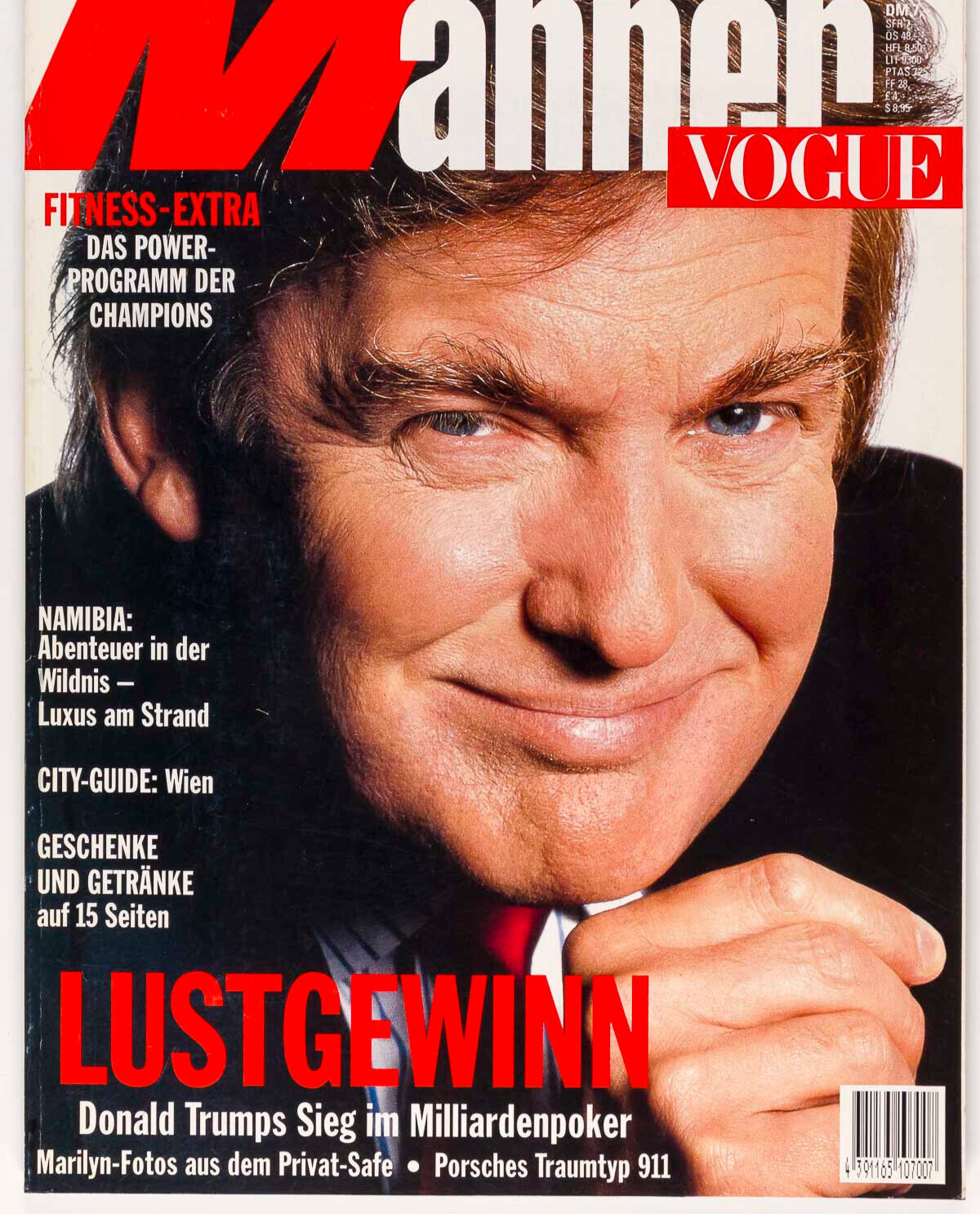 DONALD TRUMP BANKRUPTCY Marilyn Monroe BOMBER JACKETS Vogue Men MANNER magazine