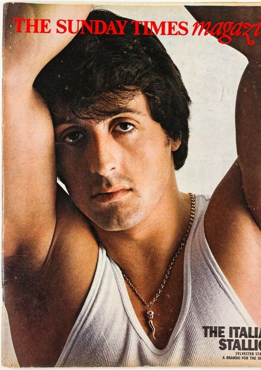 SYLVESTOR STALLONE Rocky ITALIAN STALLION Weekend THE SUNDAY TIMES MAGAZINE Vtg