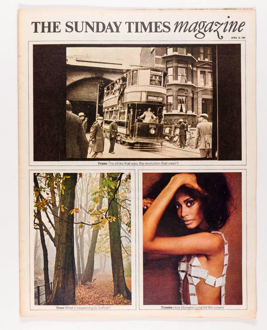 Donyale Luna PETER KNAPP Mary Quant SNOWDON  Sunday Times magazine 10 April 1966