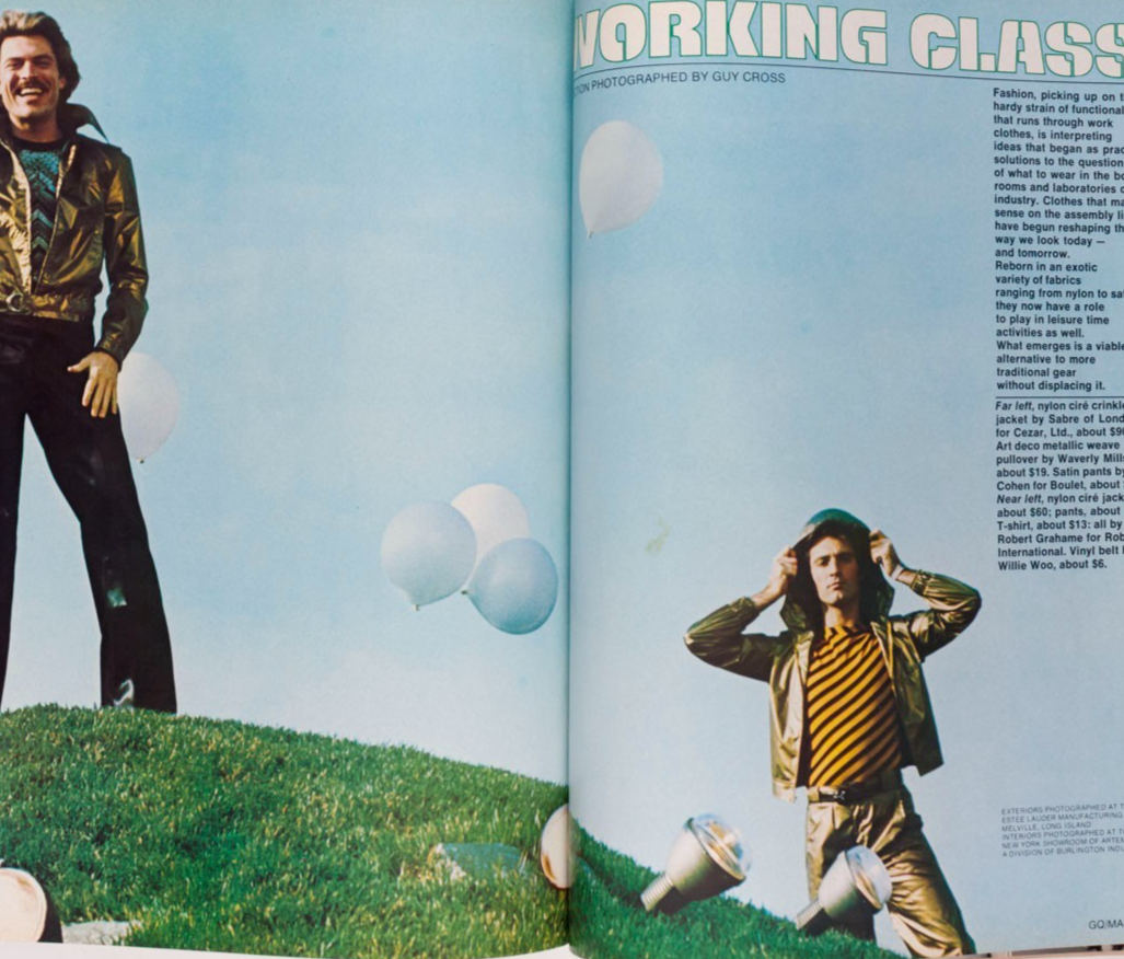 Robert Redford AMSELL Cuffs JACK HAYWOOD GQ magazine March 1974 Shoes TRENDS vtg