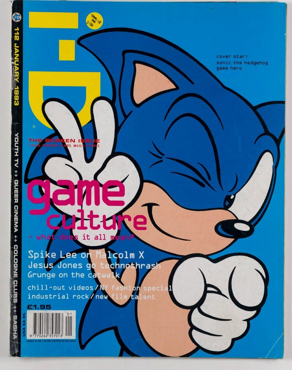 Sonic The Hedgehog QUEER CINEMA Chloe Sevigny GRUNGE Chris Ofili i-D magazine UK