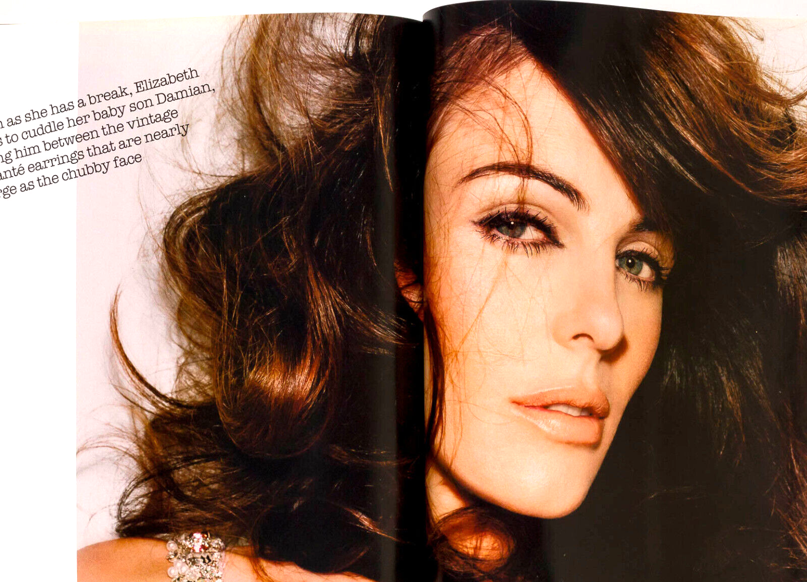 ELTON JOHN Elizabeth Hurley CORINNE DAY Vogue December 2002 Nick Kamen TESTINO
