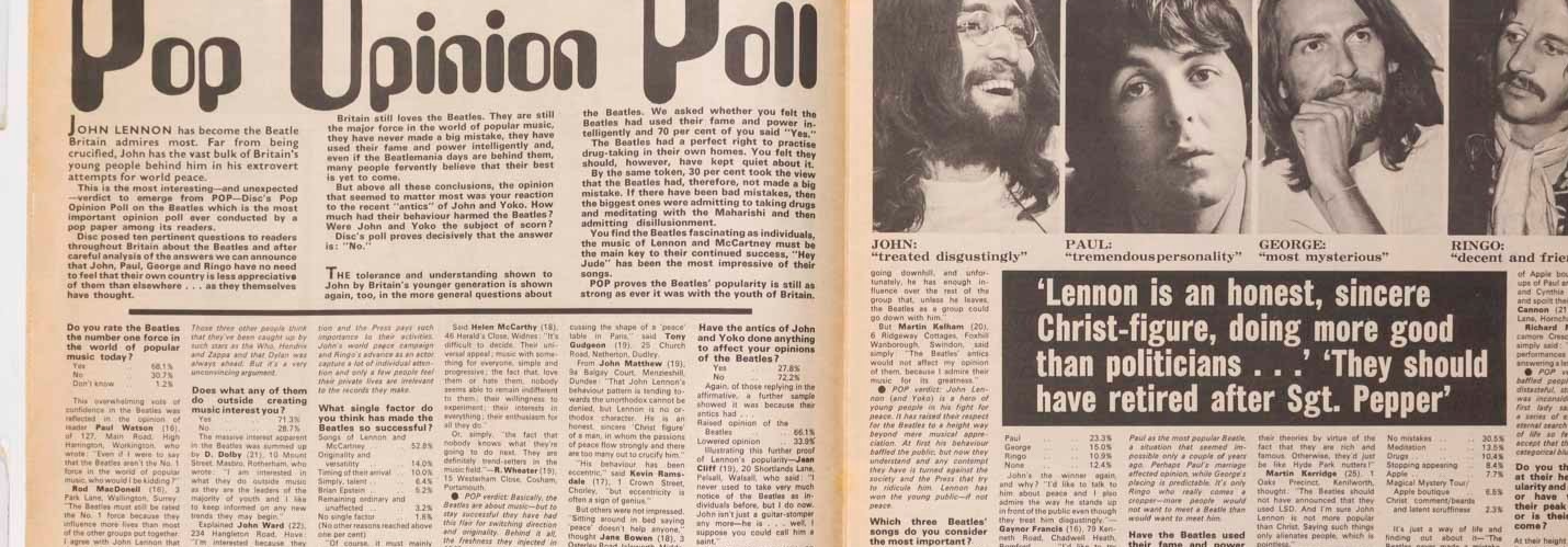 John Lennon ELVIS Marianne Faithfull DISC MUSIC ECHO 16 August 1969 Peter Green