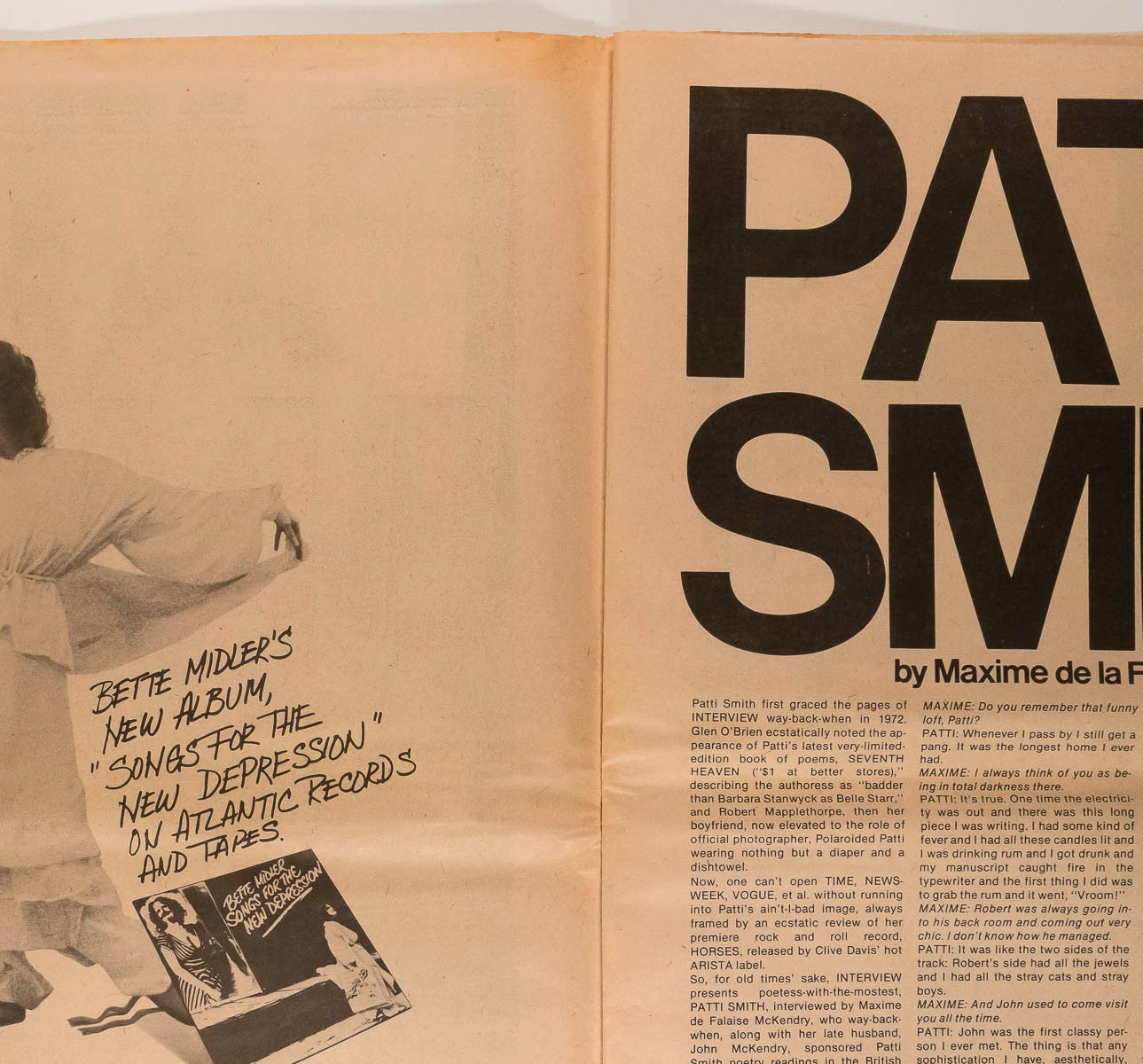 BURT REYNOLDS Patti Smith FRAN LEBOVITZ Valentine's Day INTERVIEW February 1976