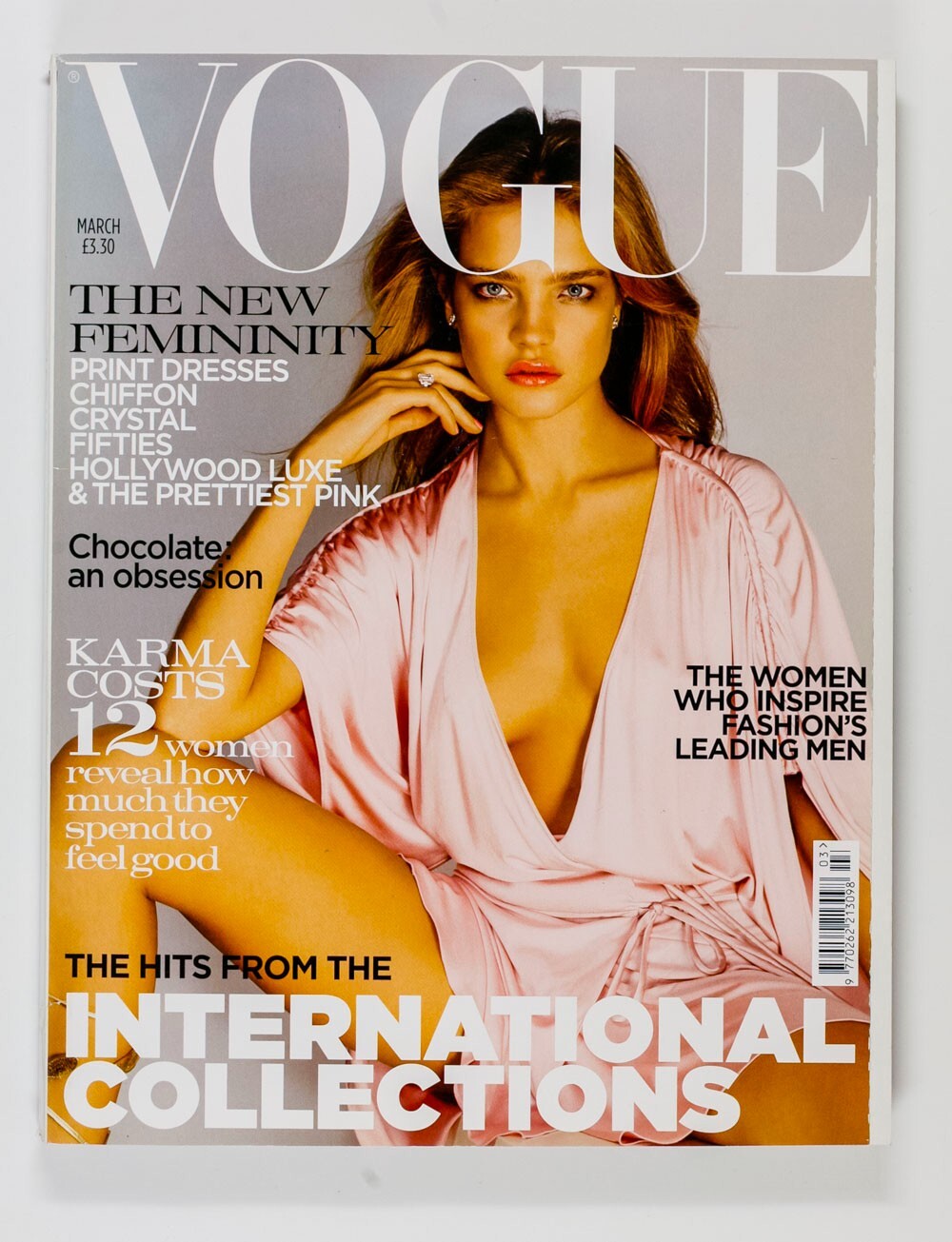 Natalia Vodianova INTERNATIONAL COLLECTIONS Vogue March 2004 Corinne Day TESTINO