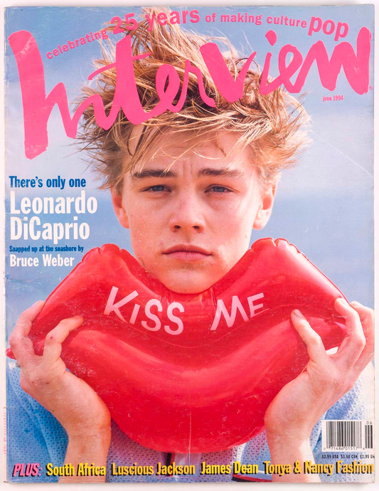 LEONARDO DICAPRIO Bruce Weber PELE Tatjana Patitz INTERVIEW MAGAZINE June 1994