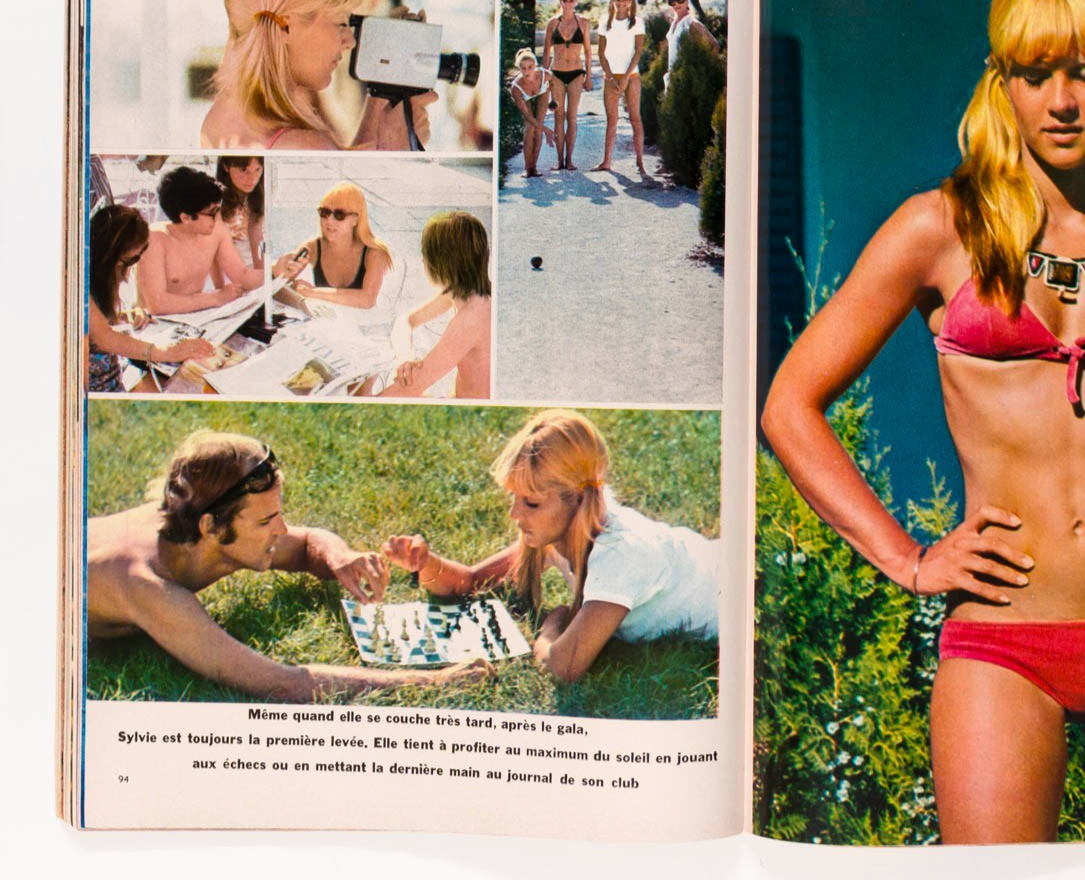 SYLVIE VARTAN Rolling Stones JOHNNY HALLYDAY Salut le Copains 1969 September CLO