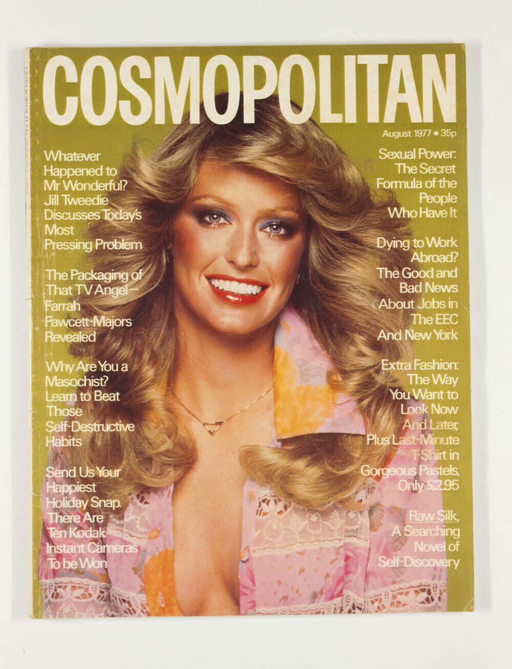 FARRAH FAWCETT David Hockney KRIS KRISTOFFERSON Laura Ashley UK Cosmopolitan VTG