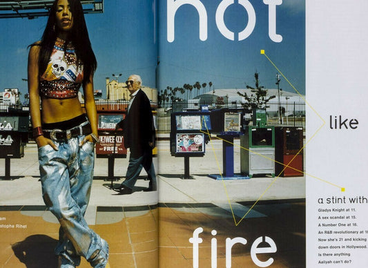 AALIYAH Harmony Korine LARS VON TRIER Bottega Veneta NIKE vtg The Face magazine