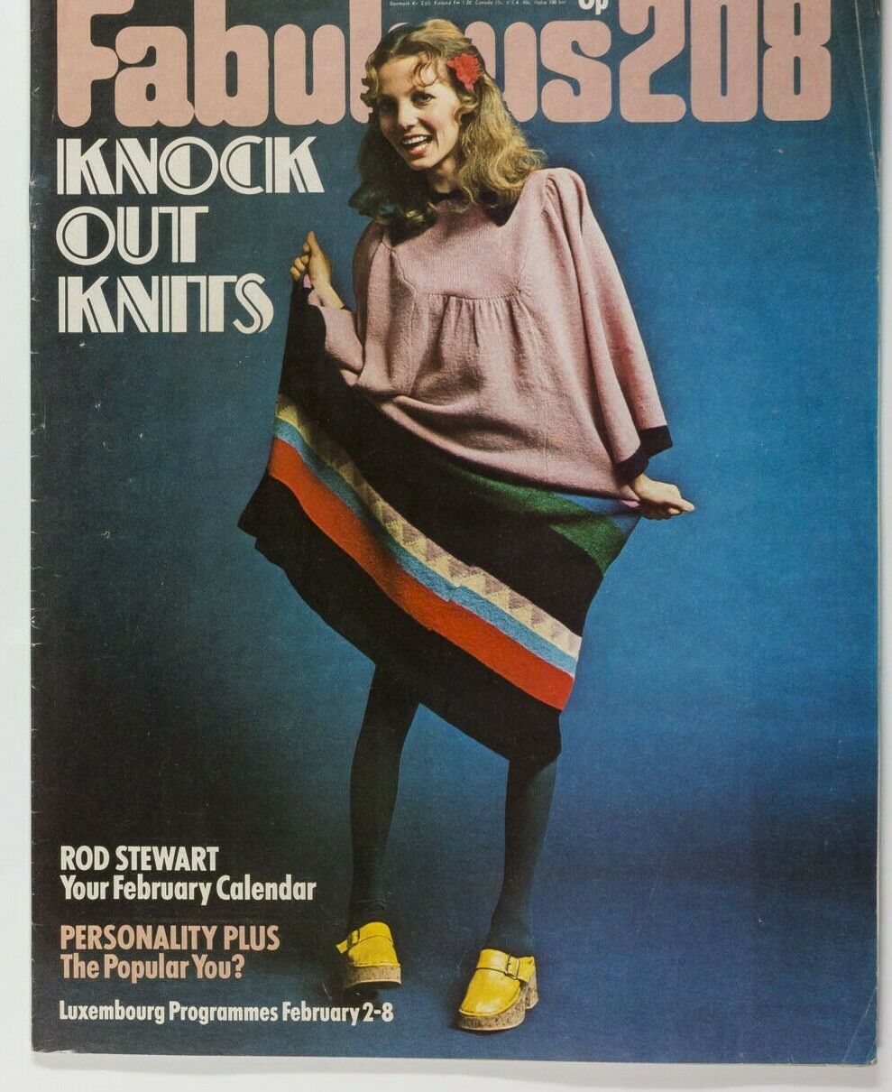 Alice Pollock cover ALKASURA Bus Stop PAUL NEWMAN vtg FABULOUS 208 magazine 70's