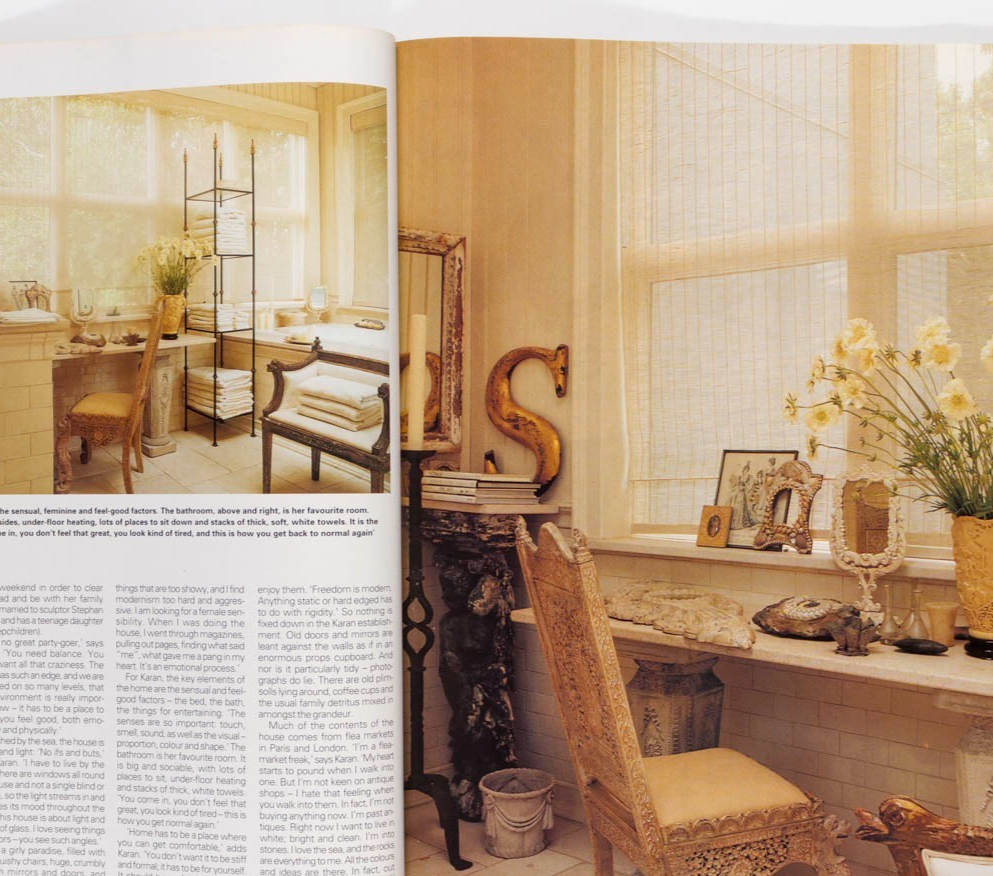 Donna Karan MICHELE OKA DONER Christopher Laughton ELLE DECORATION December 1994