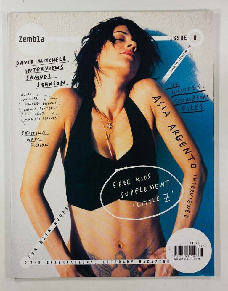 Asia Argento HUNTER S. THOMPSON Harold Pinter JT LEROY Will Self ZEMBLA magazine