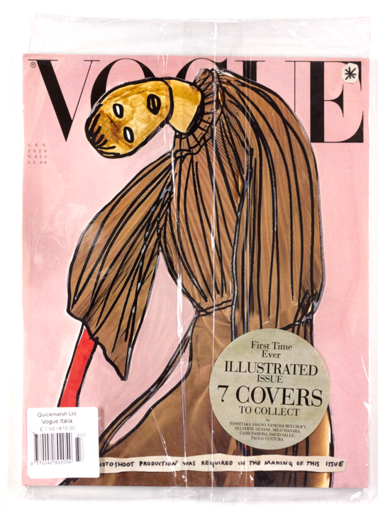 VANESSA BEECROFT Illustrated Issue VOGUE ITALIA magazine January 2020 New SEALED