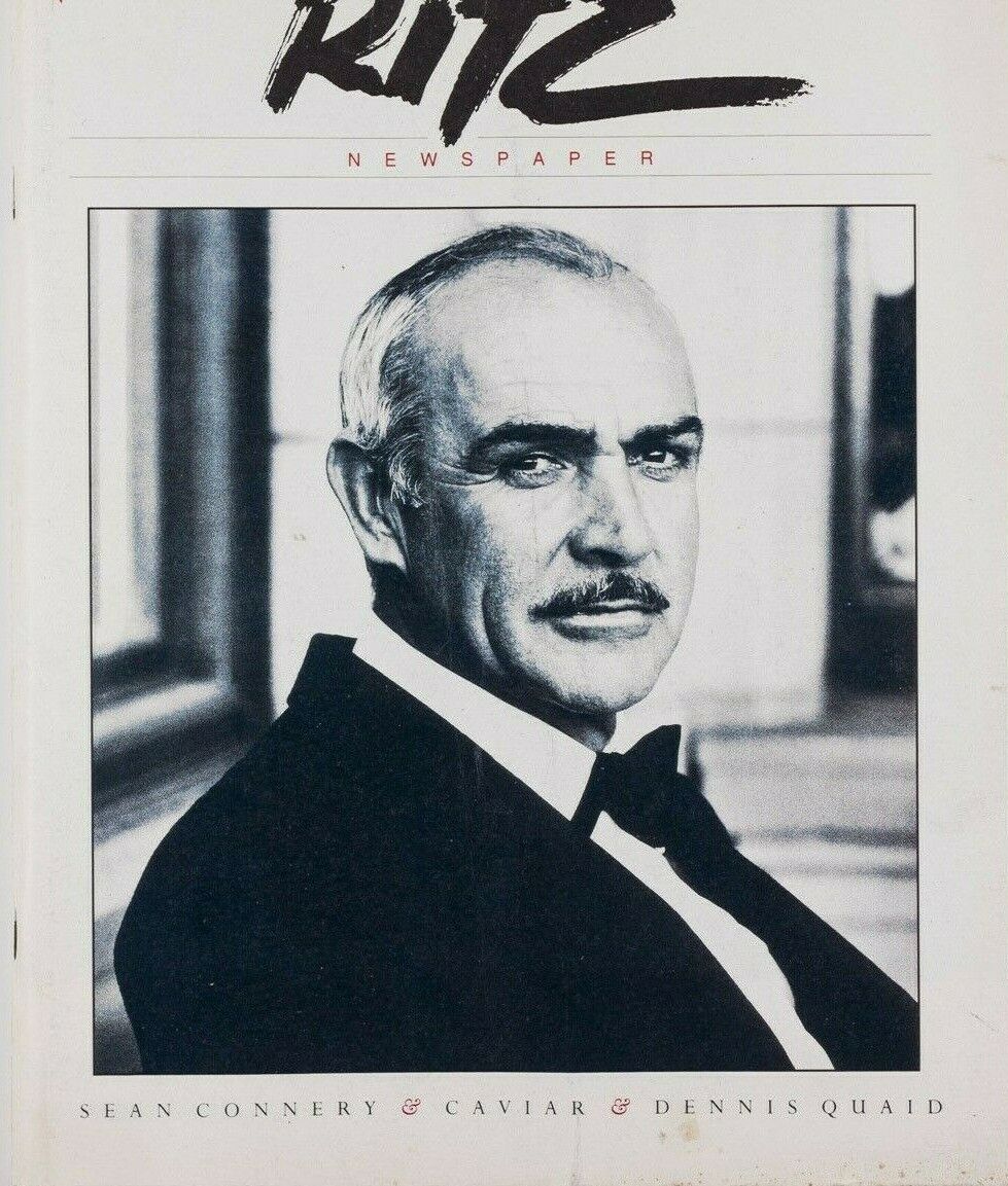 Sean Connery DENNIS QUAID Pedro Almodovar WAYNE SLEEP Ritz Newspaper M ...