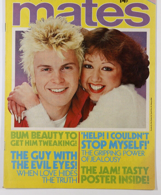 BILLY IDOL Generation X THE JAM POSTER Steve New PUNK HORROR SHOW Mates magazine