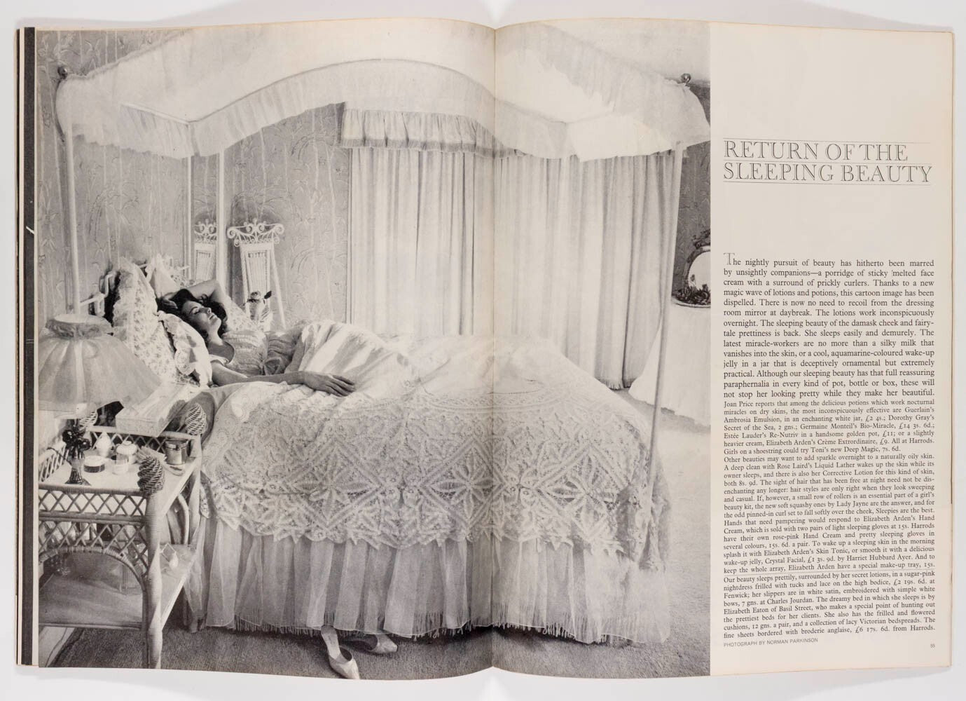 CLAUDIA CARDINALE Norman Parkinson FLEET STREET vtg QUEEN magazine January 1963