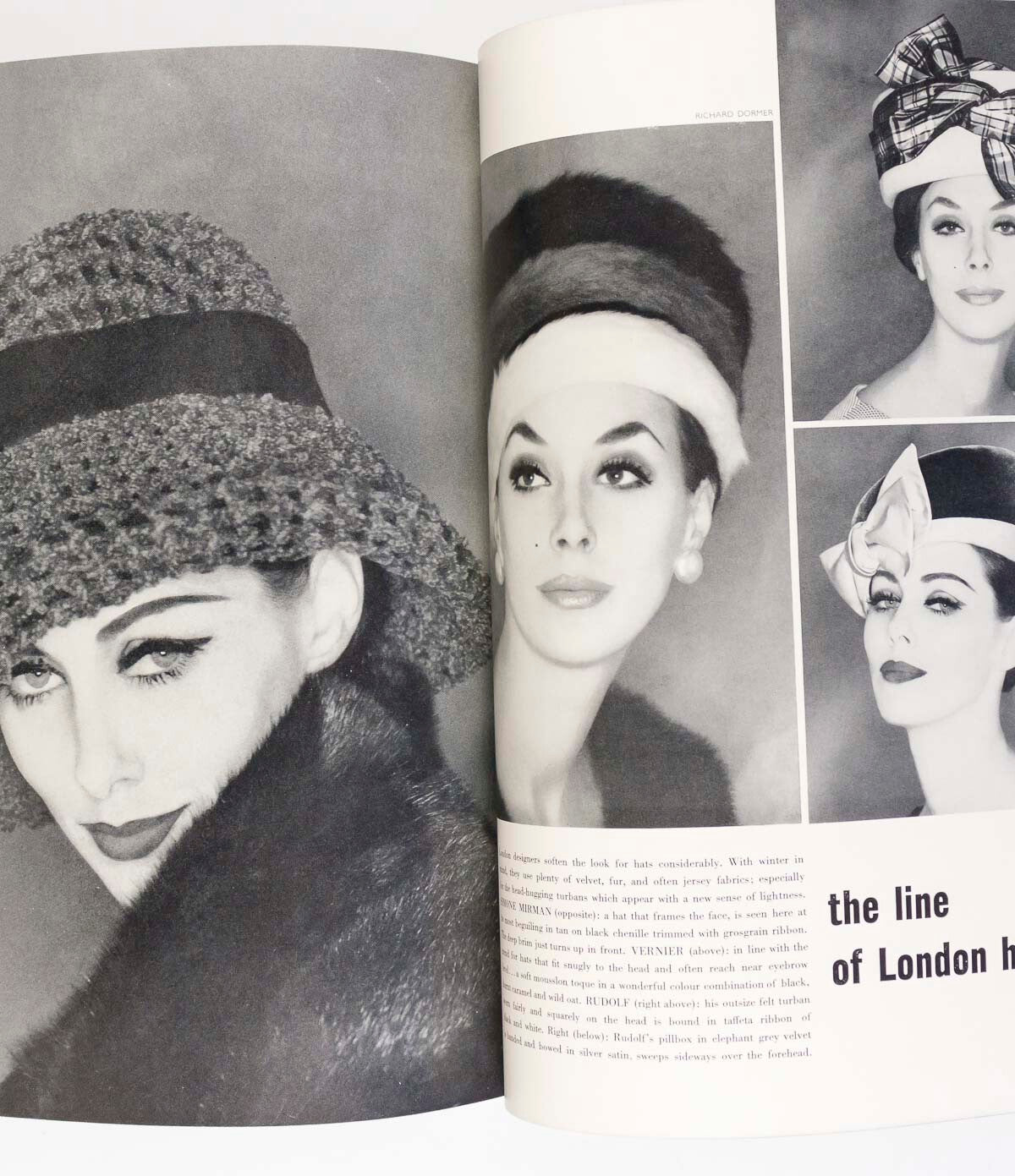 Jean Shrimpton INTERNATIONAL FASHION FOLIO Dior VTG Autumn 1961 Harper's Bazaar