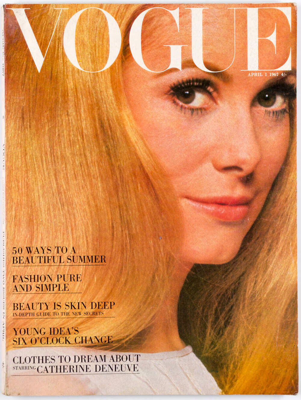 Catherine Deneuve ROLEX Twiggy JEAN SHRIMPTON Peter Sellers CHLOE vtg UK VOGUE