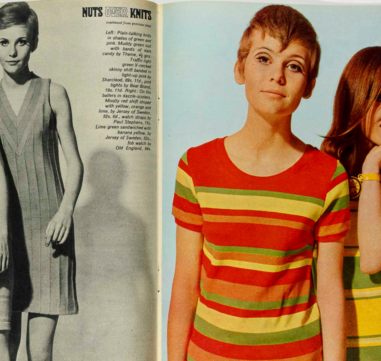 Twiggy GEORGE BEST Monkees PETTICOAT magazine 28 January 1967 HAIR Knitwear VTG