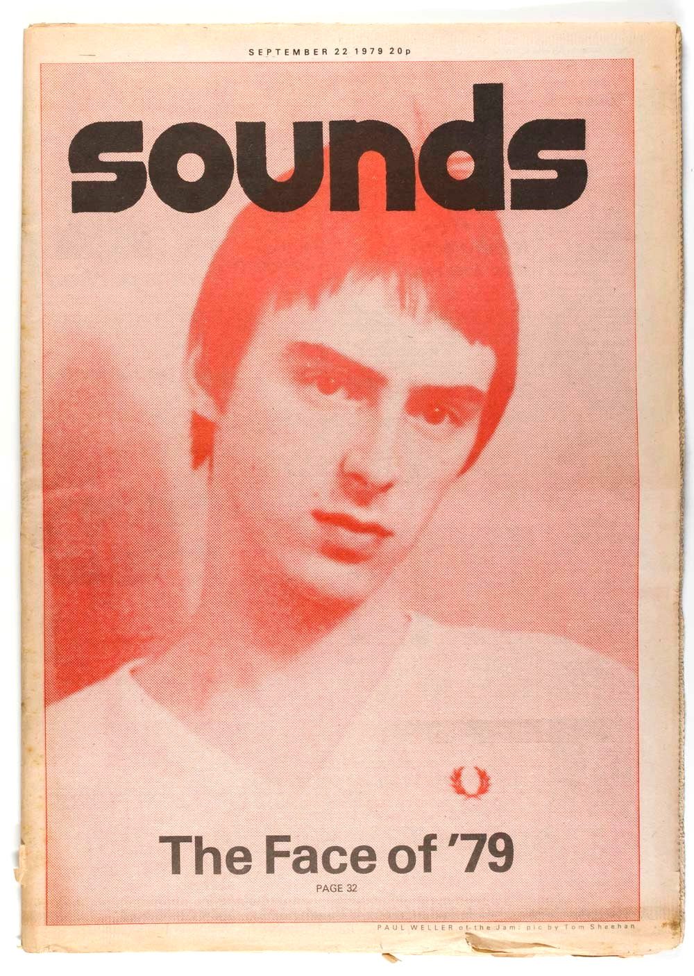 PAUL WELLER The Jam 79 SLITS Patti Smith MOD Lenny Kaye SOUNDS 22 September 1979