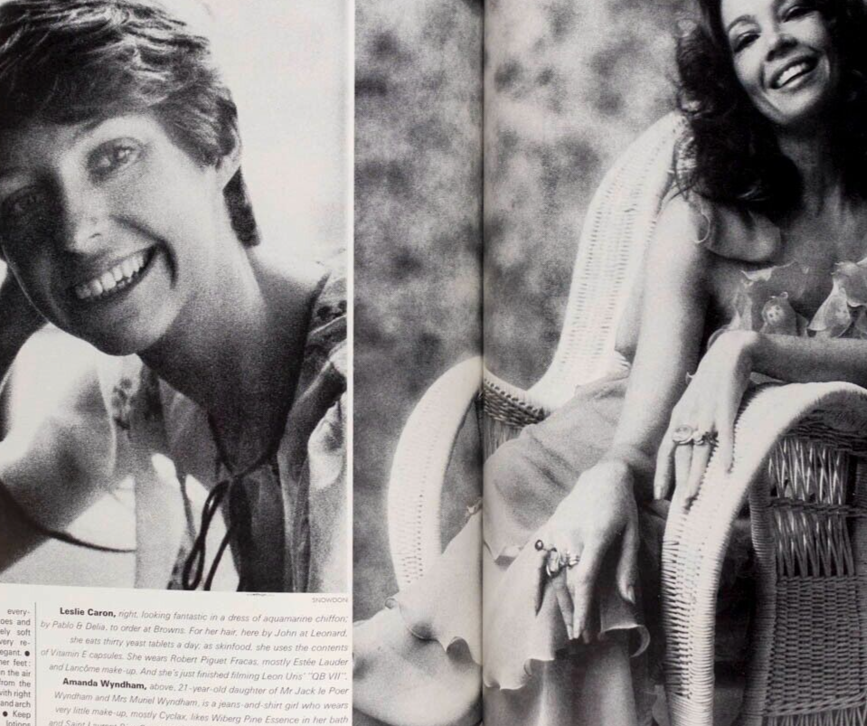 Maudie James PATTIE BOYD Edward Fox ANTONIO LOPEZ Erte LESLIE CARON Twiggy VOGUE