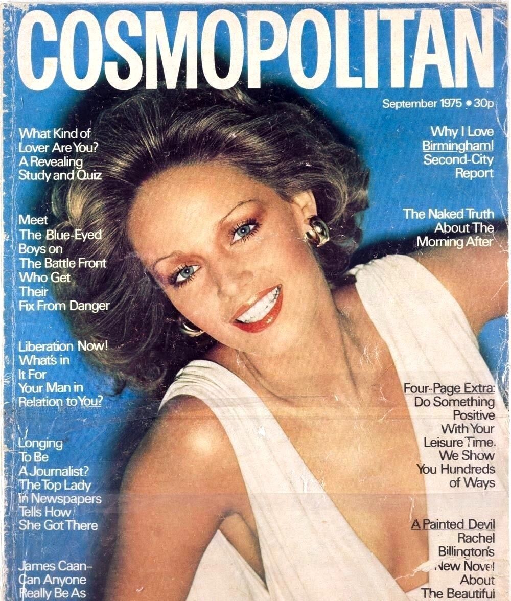 Eva Malmstrom LESLEY ANNE DOWN James Caan DON McCULLIN Cosmopolitan magazine vtg