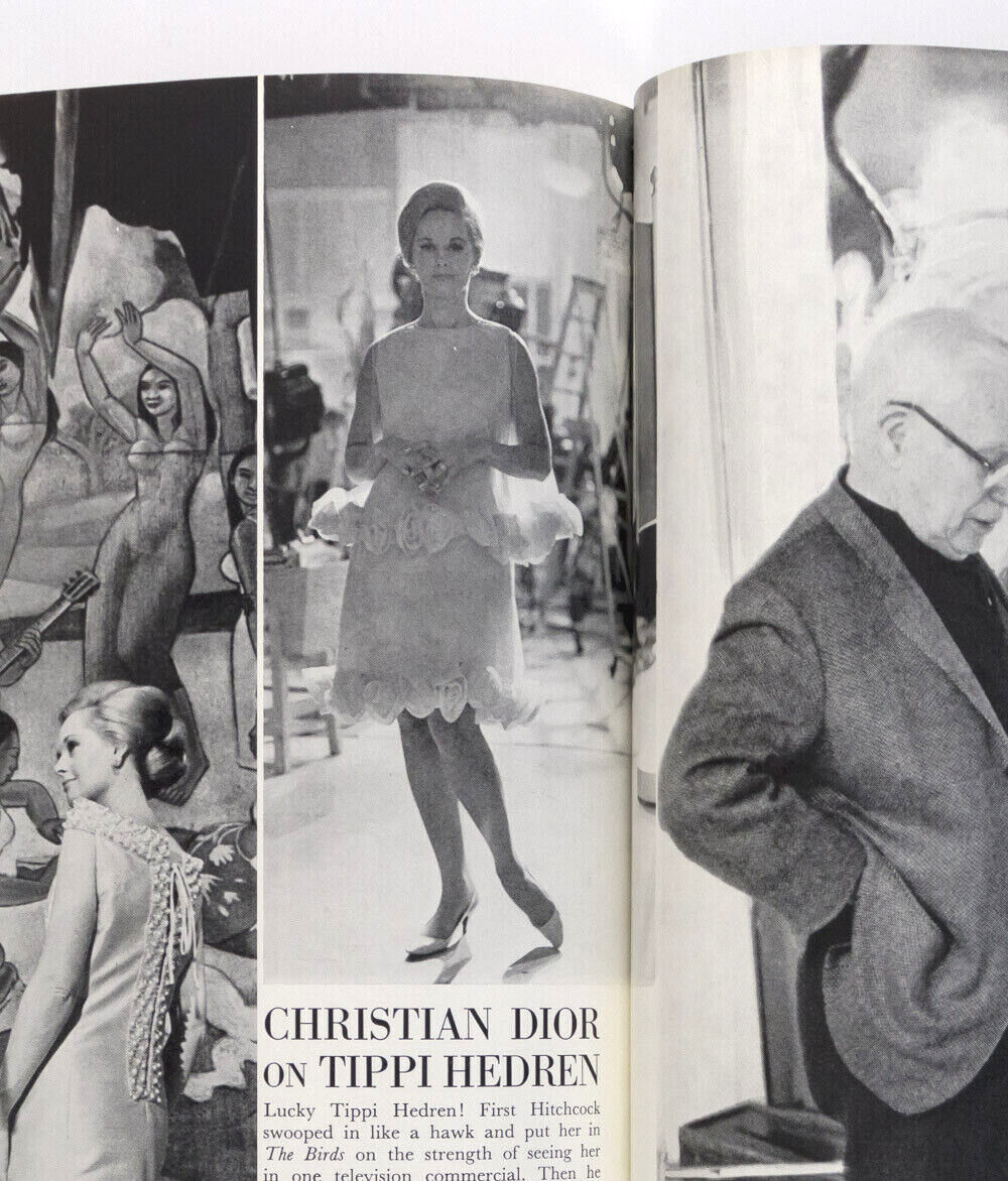 Vivien Leigh HELMUT NEWTON Tippi Hedren DIOR Charlie Chaplin QUEEN MAGAZINE vtg