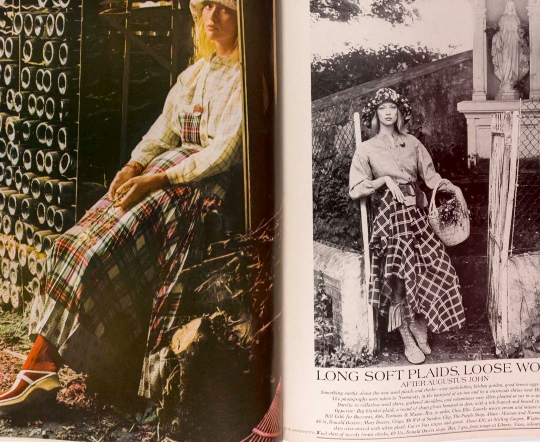 Charlotte Rampling SARAH MOON Britt Ekland VOGUE September 1970 Mike Nichols VTG