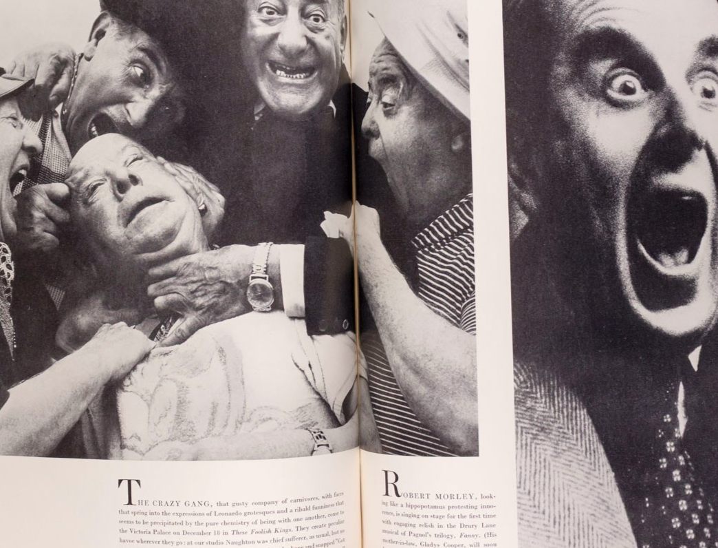 ANNABEL BIRLEY Richard Attenborough KLEIN Norman Parkinson VOGUE December 1956