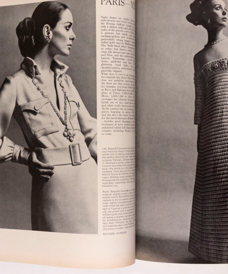 VANESSA REDGRAVE Sandra Paul MOYRA SWAN Harper's September 1968 JOHN DONALD Heim