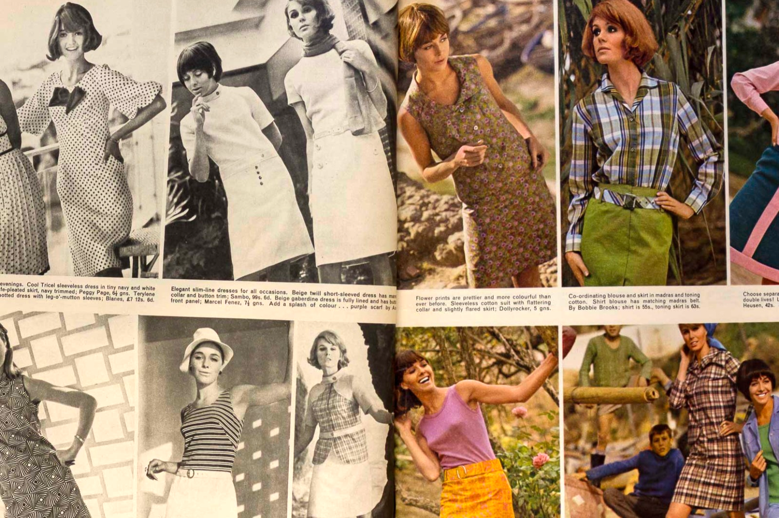 PATTIE BOYD Joanna Lumley JILL KENNINGTON Woman's Own magazine March 19 1966 VTG